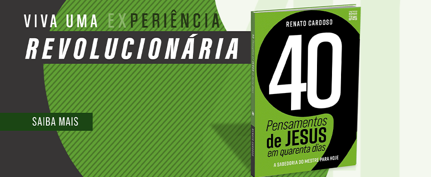 Lançamento do livro: 40 Pensamentos de Jesus em Quarenta Dias